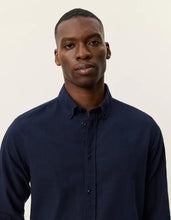 Load image into Gallery viewer, Les Deux Konrad Cotton Linen Shirt Navy