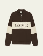 Load image into Gallery viewer, Les Deux Zipper Rugby Sweatshirt