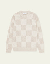 Load image into Gallery viewer, Les Deux Check Knit Eggnog White