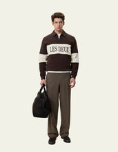 Load image into Gallery viewer, Les Deux Zipper Rugby Sweatshirt
