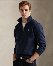 Load image into Gallery viewer, Ralph Lauren Double Knit 1/4 Zip Navy