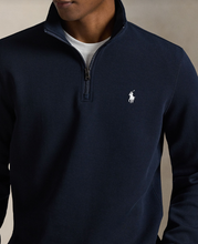 Load image into Gallery viewer, Ralph Lauren Double Knit Quarter Zip Navy