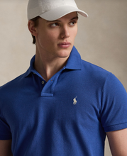 Load image into Gallery viewer, Ralph Lauren Iconic Mesh Polo Dusty Azure