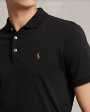 Load image into Gallery viewer, Ralph Lauren Soft Cotton Polo Black
