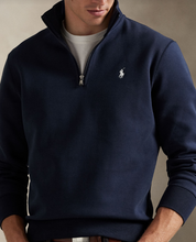 Load image into Gallery viewer, Ralph Lauren Double Knit 1/4 Zip Navy