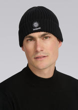 Load image into Gallery viewer, Sandbanks Merino Wool Beanie Black