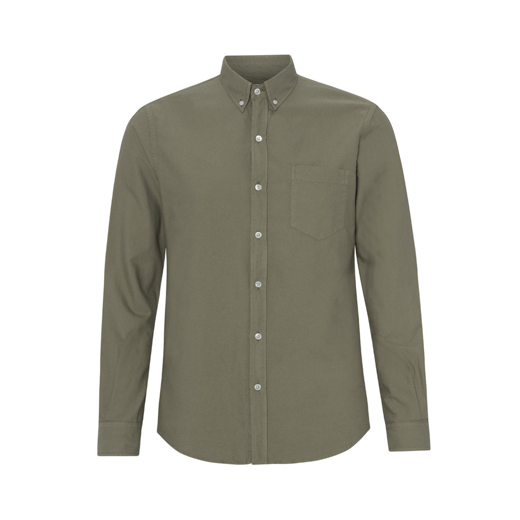 COLORFUL STANDARD BUTTON DOWN SHIRT DUSTY OLIVE