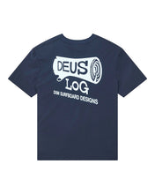 Load image into Gallery viewer, Deus Log Tee Mechanic Blue