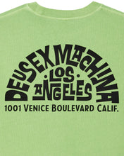 Load image into Gallery viewer, Deus Los Angeles Address Tee Parrot Green