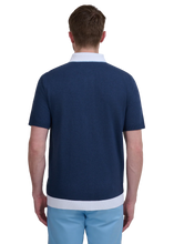 Load image into Gallery viewer, Sandbanks Button-Up Knitted Polo