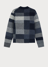 Load image into Gallery viewer, Paul Smith Tonal Patchwork Zip Cardigan
