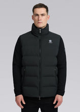 Load image into Gallery viewer, Sandbanks Clifftop Zip Pocket Gilet Black