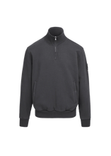 Load image into Gallery viewer, Sandbanks Badge Logo Quarter Zip Anthracite