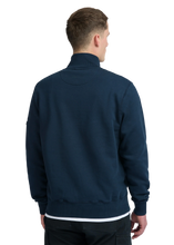 Load image into Gallery viewer, Sandbanks Badge Logo Quarter Zip Navy