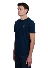 Load image into Gallery viewer, Sandbanks Badge Tee Navy