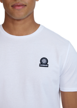 Load image into Gallery viewer, Sandbanks Badge Tee White
