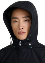Load image into Gallery viewer, Sandbanks Meridian Nylon Windbreaker Black