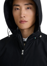 Load image into Gallery viewer, Sandbanks Meridian Nylon Windbreaker Black