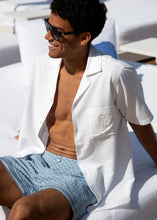 Load image into Gallery viewer, Sandbanks Seersucker Resort Shirt White