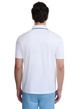 Load image into Gallery viewer, Sandbanks Contrast Tipped Polo Shirt White