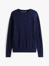 Load image into Gallery viewer, Tommy Hilfiger Crew Neck Jumper Navy Blue