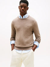 Load image into Gallery viewer, Tommy Hilfiger Crew Neck Jumper Taupe Heather