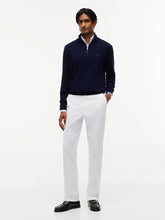 Load image into Gallery viewer, Tommy Hilfiger Mock Neck Quarter-Zip Jumper With Cashmere