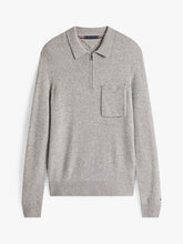 Load image into Gallery viewer, Tommy Hilfiger Lambswool Zip Polo