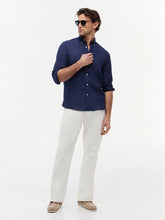 Load image into Gallery viewer, Tommy Hilfiger Washed Linen Shirt Carbon Navy