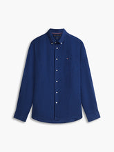Load image into Gallery viewer, Tommy Hilfiger Washed Linen Shirt Carbon Navy