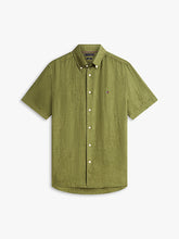 Load image into Gallery viewer, Tommy Hilfiger SS Linen Dark Artichoke
