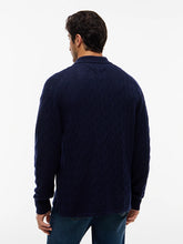 Load image into Gallery viewer, Tommy Hilfiger Pure Wool Cable Knit Rugby Jumper