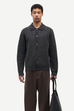 Load image into Gallery viewer, Samsoe Richard Cardigan Dark Grey