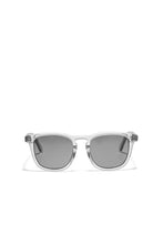Load image into Gallery viewer, Samsoe Quinn Sunglasses Transparent Grey