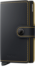 Load image into Gallery viewer, SECRID MINIWALLET MATTE BLACK & OCHRE