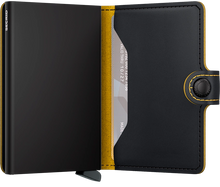 Load image into Gallery viewer, SECRID MINIWALLET MATTE BLACK & OCHRE