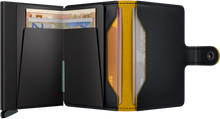 Load image into Gallery viewer, SECRID MINIWALLET MATTE BLACK & OCHRE