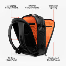Load image into Gallery viewer, Stubble & Co Hybrid Backpack 20L Black