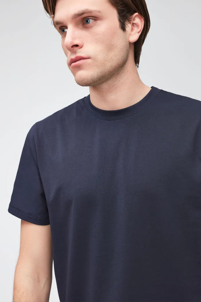 7 FOR ALL MANKIND LUXE TEE NAVY