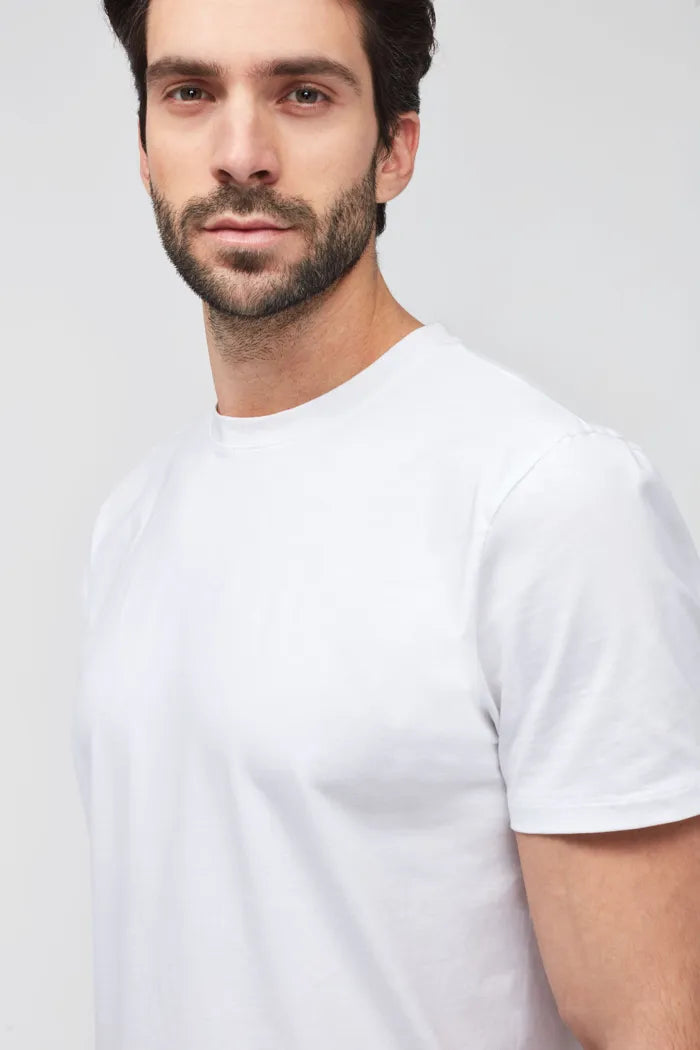 7 FOR ALL MANKIND LUXE TEE WHITE