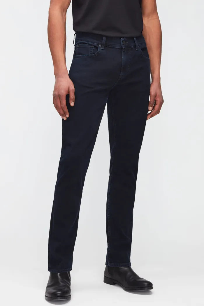 7 FOR ALL MANKIND 'SLIMMY TAPERED' PERFORMANCE BLUE BLACK