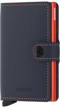 Load image into Gallery viewer, SECRID MINIWALLET MATTE BLUE & ORANGE
