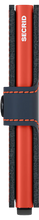 Load image into Gallery viewer, SECRID MINIWALLET MATTE BLUE & ORANGE