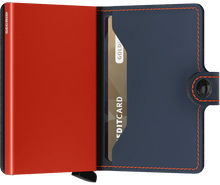 Load image into Gallery viewer, SECRID MINIWALLET MATTE BLUE & ORANGE