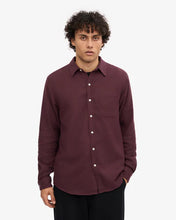Load image into Gallery viewer, Colorful Standard Flannel Shirt Oxblood