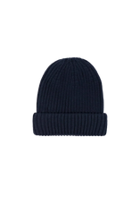 Load image into Gallery viewer, Sandbanks Merino Wool Beanie Navy