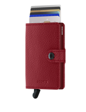 Load image into Gallery viewer, SECRID MINIWALLET VEG ESPRESSO ROSSO BORDEAUX