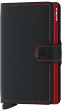 Load image into Gallery viewer, SECRID MINIWALLET MATTE NIGHT BLACK & RED