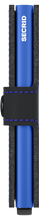 Load image into Gallery viewer, SECRID MINIWALLET MATTE BLACK & BLUE