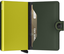 Load image into Gallery viewer, SECRID MINIWALLET MATTE GREEN & LIME